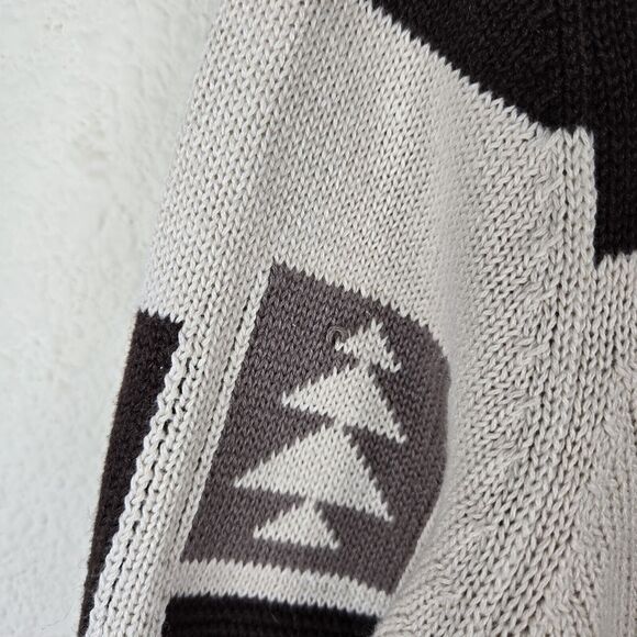 CJ Banks Limited Edition 2010 2X Christmas Tree Cardigan Sweater Beads Sequins - Picture 7 of 8